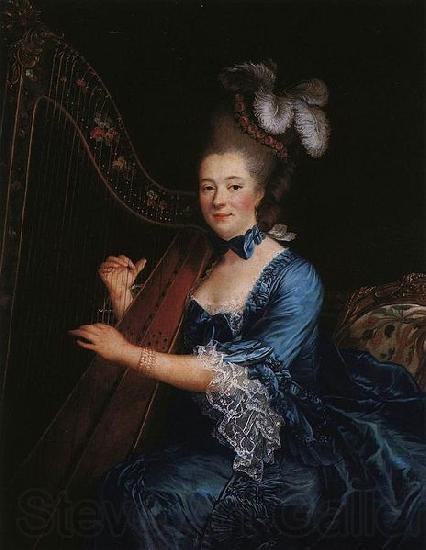 Francois-Hubert Drouais Portrait of Genevieve Rinteau de Verrieres